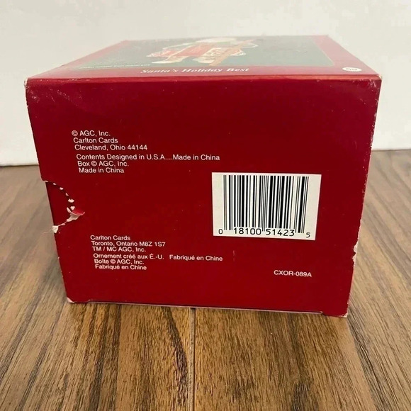 Carlton Cards Heirloom Collection Santa’s Holiday Best Christmas Ornament 1999 - Picture 8 of 11